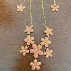 Vintage and Refurbished… Orange flowers with gold tones.